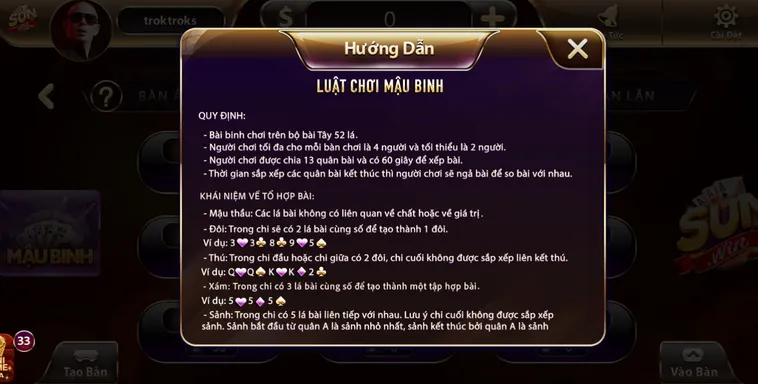Chinh Phục Mậu Binh Tại SunWin Nghệ Thuật Sắp Xếp Bài Và Tư Duy Xuyên Thấu