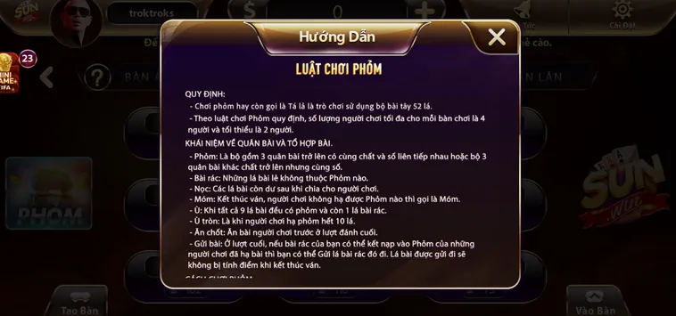 Phỏm Tại SunWin Đẳng Cấp Đấu Trí Trực Tuyến Và Cơ Hội Kiếm Tiền Bền Vững