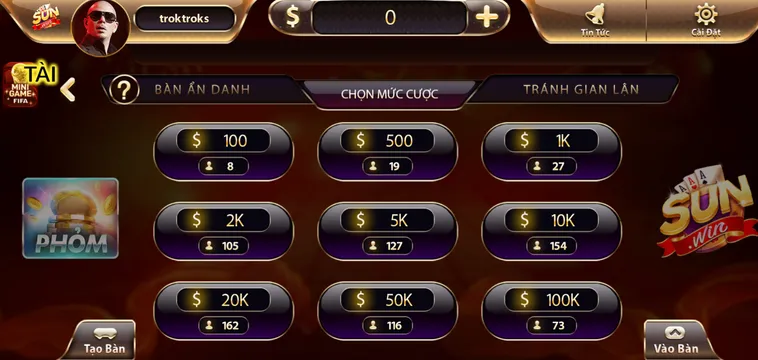 Phỏm Tại SunWin Đẳng Cấp Đấu Trí Trực Tuyến Và Cơ Hội Kiếm Tiền Bền Vững