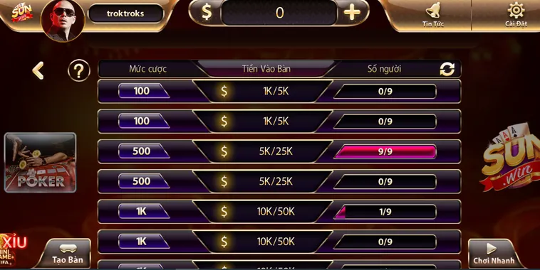 Chinh Phục Poker Tại SunWin Đấu Trường Trí Tuệ Và Nghệ Thuật Bluff Đỉnh Cao