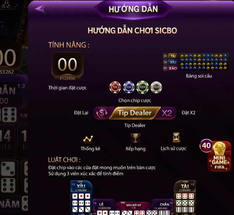 Sicbo Livestream Tại SunWin Sảnh Cược Tài Xỉu Xúc Xắc Với Độ Minh Bạch 100%