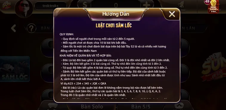Sâm Lốc Tại SunWin Sân Chơi Đấu Trí Đầy Kịch Tính Và May Rủi Hấp Dẫn